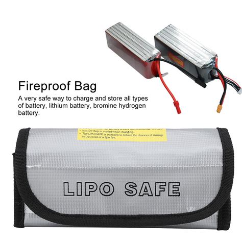 all metal lipo safety box|fireproof lipo safe bag.